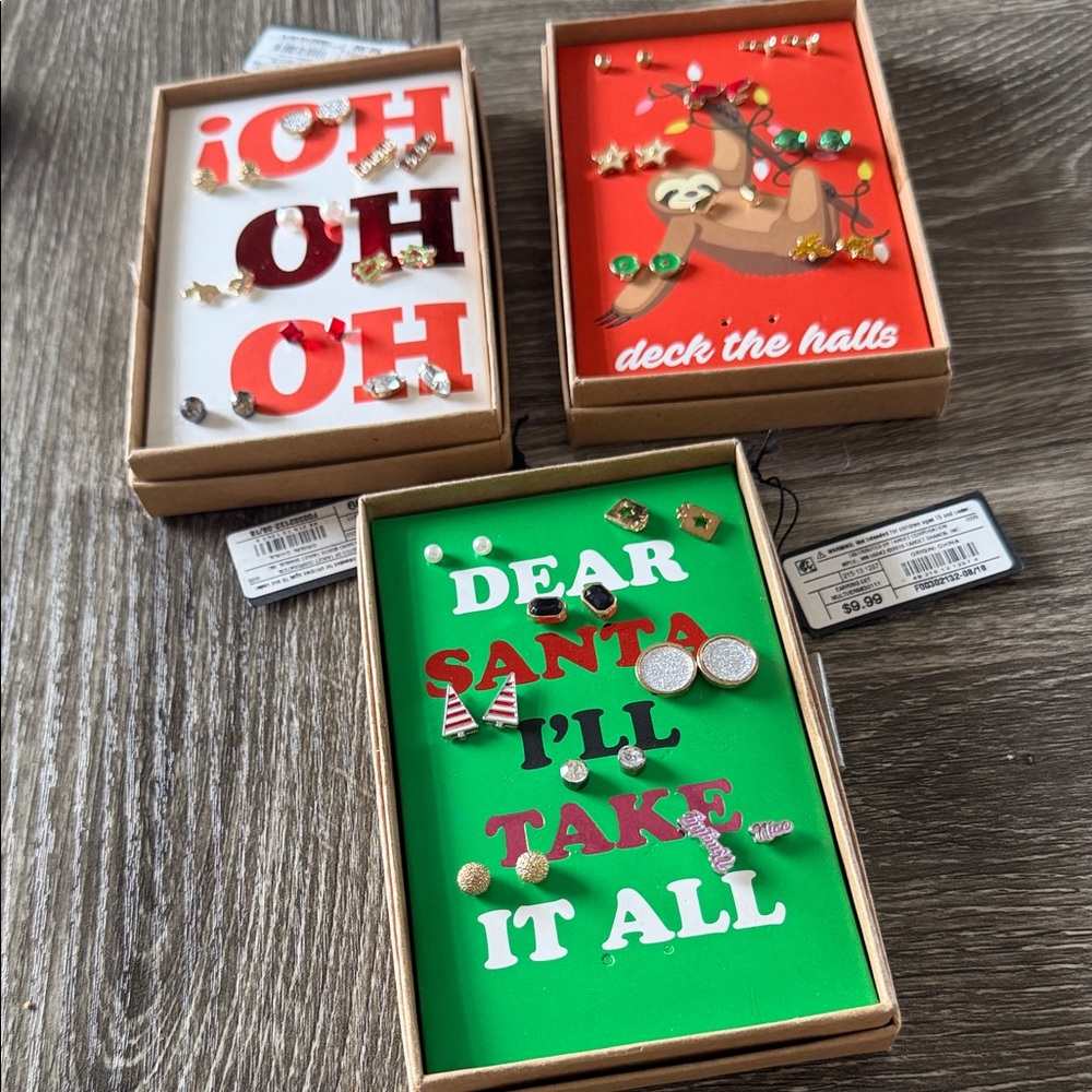 Festive Holiday Earring Set